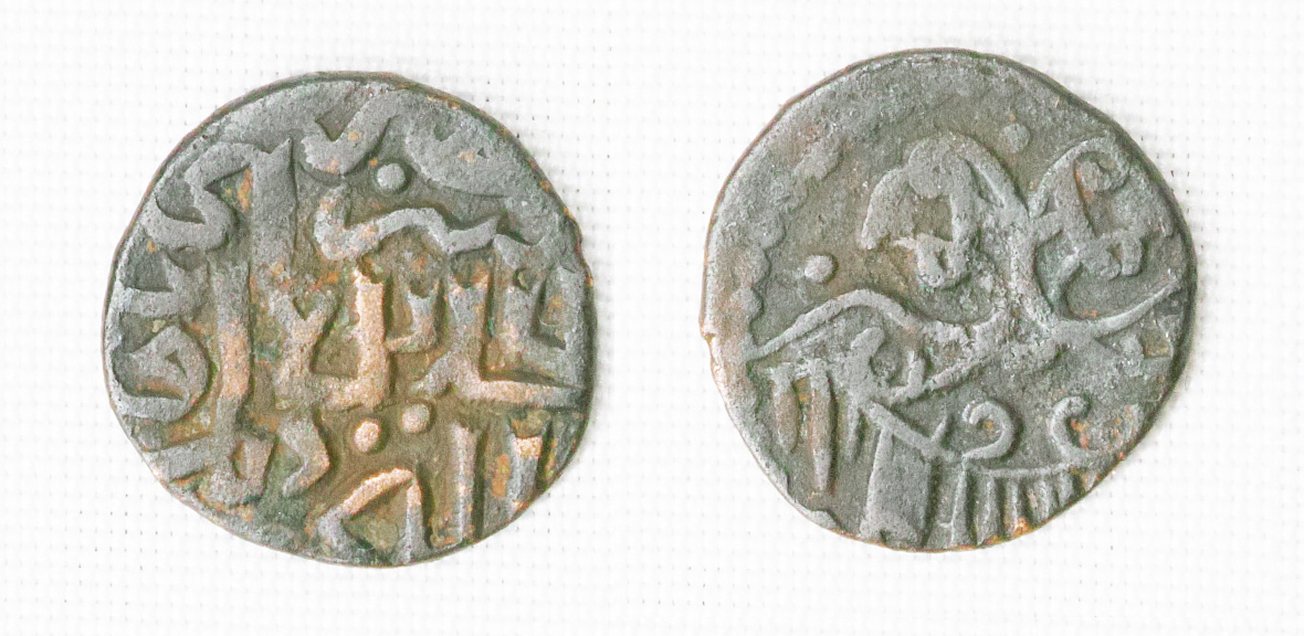 Пул Золотой Орды. Двуглавый орёл. Сарай аль-Джадид. Хан Джанибек. 740е г.х.