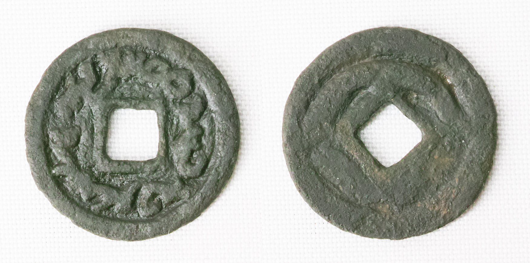 Крупная монета Тюргешей. Семиречье. 8 век нашей эры. 